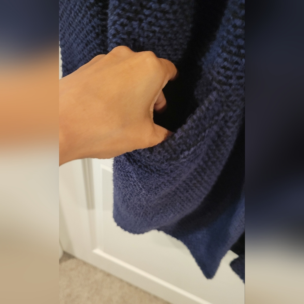 Marine Layer Birdseye Knit Open Front Cardigan Sweater Size Small - Picture 3 of 7